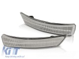 Semnale LED de tunning potrivite pentru oglinzile laterale ale Ford Focus 2008-2018, Mondeo 2010-2014 cu baza cromata Performance AutoTuning