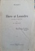 Hero și Leandru - Musaeus, Traducere Th. Simenschy, 1938, Rom&acirc;nă, Editura Chișinău, Roman, Necartonată