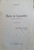 HERO SI LEANDRU. TRADUCERE DIN LIMBA ELINA DE TH. SIMENSCHY-MUSAEUS-249852