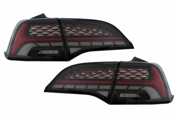 Stopuri Litec LED VW Scirocco III 08-10 rosu / fum Performance AutoTuning