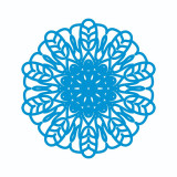 Cumpara ieftin Sticker decorativ, Mandala, Albastru, 60 cm, 7287ST, Oem