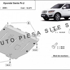 Scut metalic motor Hyundai Santa Fe 2 II fabricat in perioada 2006 - 2011 APS-10,071