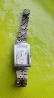 F637-Ceas mana dama quartz GIOVANI Bervely Hills metal cu otel spate. foto