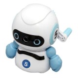 Ascutitoare mecanica CNX 8919 A38, 1 orificiu, 6-8mm, model robot, cu manivela, plastic, alb