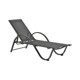 Cumpara ieftin Șezlong de grădină Attain Gri 200x62x35 cm