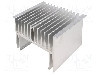 Radiator extrudat, aluminiu, 100mm x 124mm, STONECOLD - foto