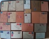 ROMANIA RPR 20 plicuri 1948-1951 diverse francaturi inainte de reforma monetara