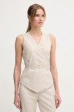 Sandro Ferrone vesta culoarea bej, desfacut, S23XBEBAFATA