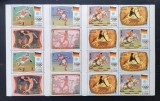 RAS al KHAIMA-OLIMPIADA MUNICH 1972-SERIE 6 V.IN BLOC DE 4-MNH** - RAK 110A