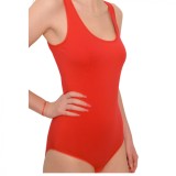 Body Dama Maiou Bretea Lata Luan, Bumbac Elastic, Rosu, Tanga. Marimi Personalizate Alb Bej Negru Rosu