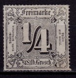Cumpara ieftin ✅ (S45) Germania veche - Thurn und Taxis 1866 &quot;Cifra &quot; , 1/4 Sgr Michel nr. 45 , nestampilat/negumat