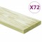 Gossi placi de pardoseala 72 buc. 8,64 m2 1 m, lemn masiv pin tratat