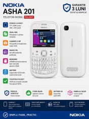 Telefon Nokia Asha 201 folosit
