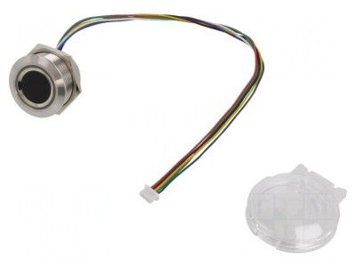 Fingerprint Sensor with LED Ring - UART Interface 3.3V foto