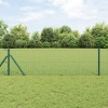 VidaXL &Icirc;ngrădire din s&acirc;rmă sudată , verde, 0,4 x 10 m, oțel