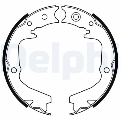 DELPHI LS2170 Set saboti frana, frana de mana foto