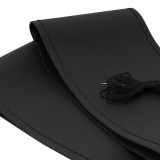 Cumpara ieftin HUSA VOLAN CU SNUR PIELE NATURALA NEGRU 39-40 cm, Umbrella
