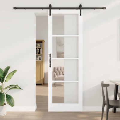 vidaXL Ușă glisantă Altele ORKDAL Alb 78 x 232 cm foto