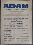 ADAM INTERNATIONAL REVIEW edited by MIRON GRINDEA No. 161 / August 1946: George Bernard Shaw Symposium/Winston Churchill/T.S. Eliot/Francois Mauriac+
