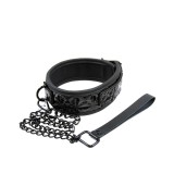 Zgarda Si Lesa Sinful Collar, Negru, NS Toys