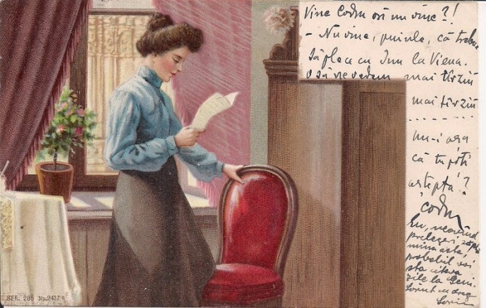 Carte postala circulata in 18 martie 1906