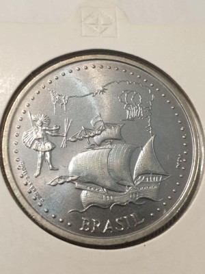 F3 Portugalia 200 escudos 1999/BRASIL /UNC foto