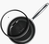 Tigaie adanca cu capac Amercook Aristo Pro, 30 cm Inductie, Resigilat, Grad A