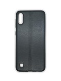Husa Silicon Samsung Galaxy A10 a105 M10 m105 Leather Negru