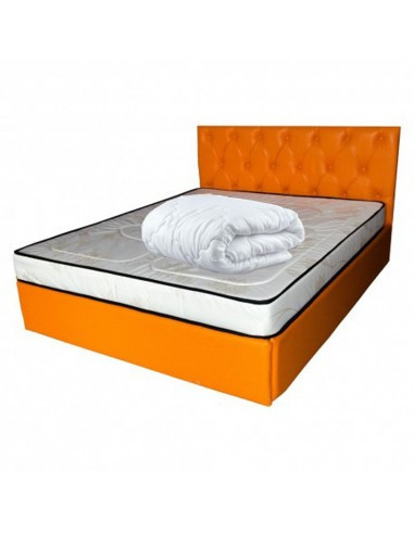 Set Saltea cu spuma, Venus Eco Memory 180x200x17cm, cu spuma poliuretanica, memory foam 2 cm, fermitate mediu spre tare, Saltsib plus pilota microfibr