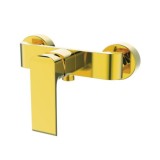 Robinet de dus Log&eacute; Maroko 44 Auriu Alama, Cap Ceramic 35mm, Distanta Racordare 15cm