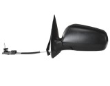 Oglinda exterioara Skoda Fabia 2000-2007 (reglare manuala ) partea stanga capac negru, sticla cromata asferica,