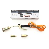 Arzator pe gaz universal cu 3 duze, pentru ardere si incalzire, furtun 1.5 metri, Kraft