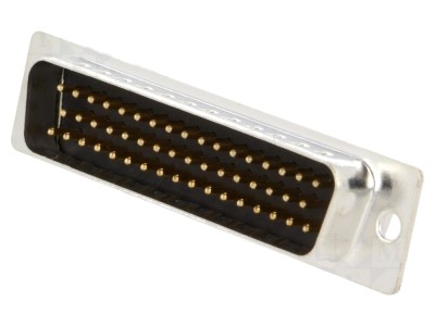 Conector D-Sub 50 pini, tată, aurit foto