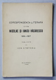CORESPONDENTA LITERARA INTRE NICOLAE SI IANCU VACARESCU 1814 - 1817 , publicata de ION VIRTOSU , 1938