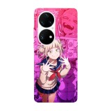 Husa compatibila cu Huawei Mate 40 model Himiko Toga My hero academia, Silicon, TPU, Viceversa, Transparent, Carcasa