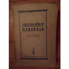 Sociologie Generala - P. Andrei ,534654