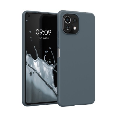 Husa pentru Xiaomi Mi 11 Lite 5G, Silicon, Gri, 54726.202 foto