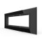 Rama din sticla Livolo standard Italian 6/7 module - Serie noua SmartElectro IntelligentHouse