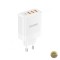 Incarcator Retea Dudao A5HEU 20W 3A 1 x USB-C - 3 x USB-A Alb