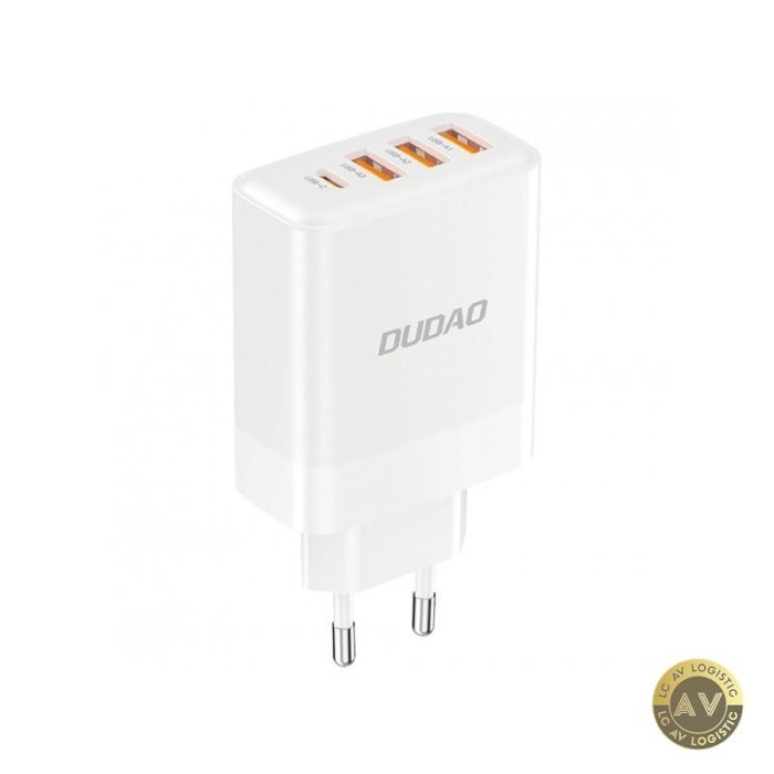 Incarcator Retea Dudao A5HEU 20W 3A 1 x USB-C - 3 x USB-A Alb