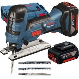 Bosch GST 18 V-LI S - Fierastrau pendular cu 2 acumulatori Li-Ion 18 V 4 Ah valiza speciala accesorii