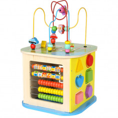 Jucarie interactiva si educativa tip cub, 6in1, 28x28x25cm LEXI