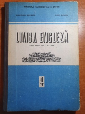 manual limba engleza anul 4 de studiu din anul 1990 foto