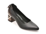 Pantofi GRYXX negri, 603M200, din piele naturala