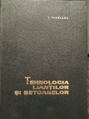 I. Teodoreanu - Tehnologia liantilor si betoanelor (Editia: 1967) foto