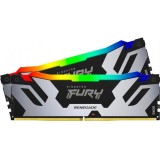 Memorie DDR5, 32GB, 6400MHz, CL32, 1.35V, FURY Renegade, RGB, Kit of 2, Kingston