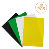 Set H&acirc;rtie Colorată, Step by Step, A4, Multicolor, 16 Foi, 150gsm