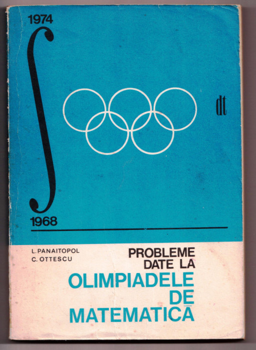 probleme date la olimpiadele de matematica 1968-1974 de panaitopol ottescu