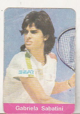 bnk cld Calendar de buzunar 1992 - Gabriela Sabatini