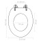 Capace WC, 2 buc., MDF, model delfini - 9